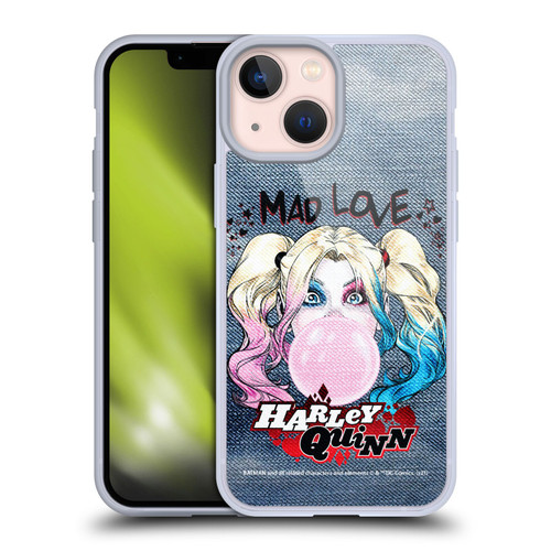 Batman DC Comics Harley Quinn Graphics Bubblegum Soft Gel Case for Apple iPhone 13 Mini