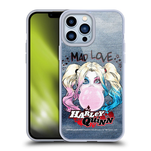 Batman DC Comics Harley Quinn Graphics Bubblegum Soft Gel Case for Apple iPhone 13 Pro Max