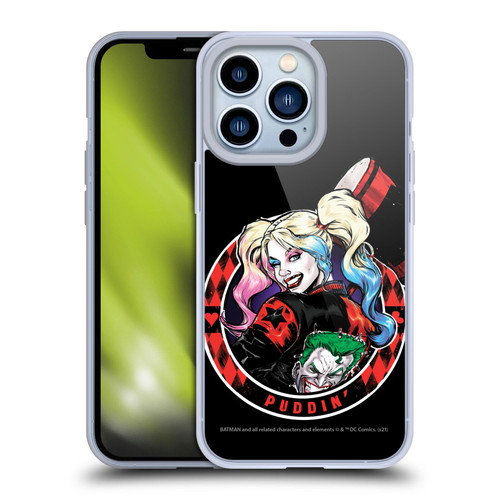 Batman DC Comics Harley Quinn Graphics Puddin Soft Gel Case for Apple iPhone 13 Pro
