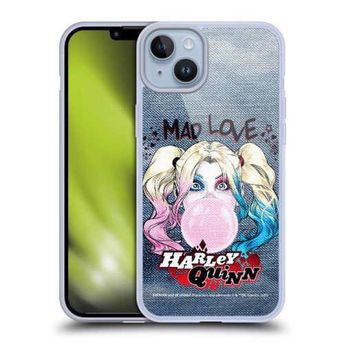 Batman DC Comics Harley Quinn Graphics Bubblegum Soft Gel Case for Apple iPhone 14 Plus