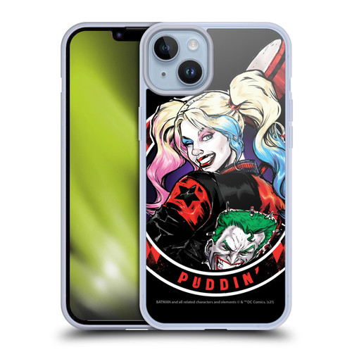 Batman DC Comics Harley Quinn Graphics Puddin Soft Gel Case for Apple iPhone 14 Plus