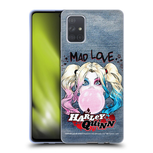 Batman DC Comics Harley Quinn Graphics Bubblegum Soft Gel Case for Samsung Galaxy A71 (2019)