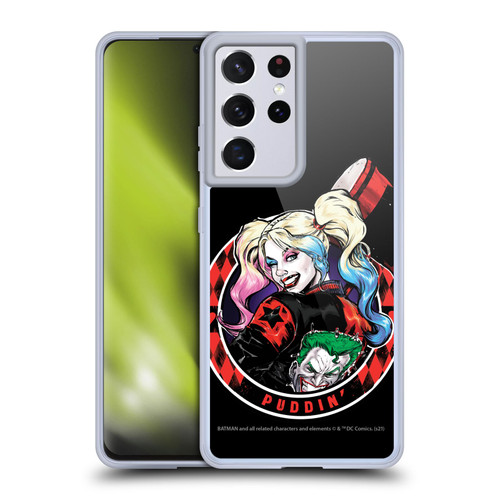 Batman DC Comics Harley Quinn Graphics Puddin Soft Gel Case for Samsung Galaxy S21 Ultra 5G