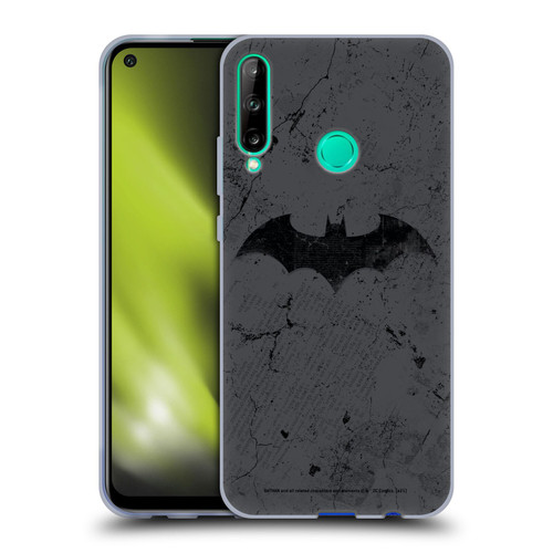 Batman DC Comics Hush Logo Distressed Soft Gel Case for Huawei P40 lite E