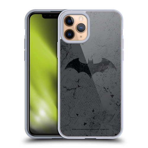 Batman DC Comics Hush Logo Distressed Soft Gel Case for Apple iPhone 11 Pro