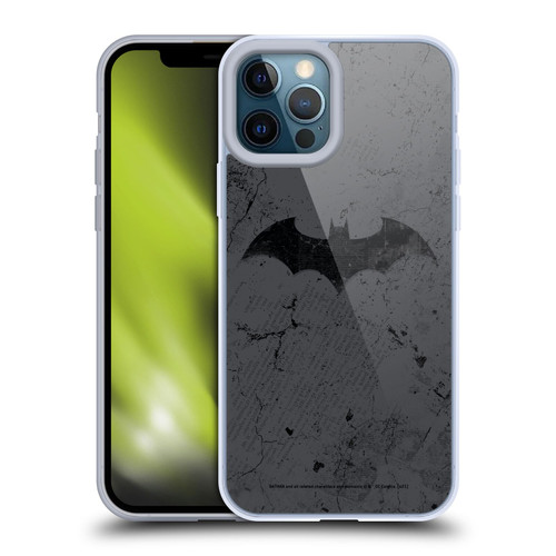 Batman DC Comics Hush Logo Distressed Soft Gel Case for Apple iPhone 12 Pro Max