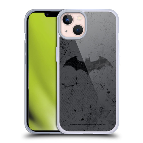 Batman DC Comics Hush Logo Distressed Soft Gel Case for Apple iPhone 13