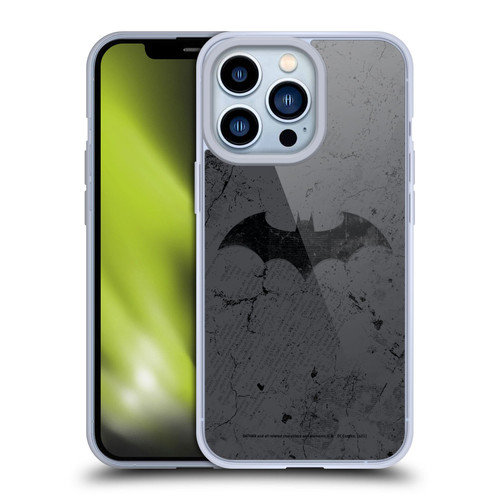 Batman DC Comics Hush Logo Distressed Soft Gel Case for Apple iPhone 13 Pro