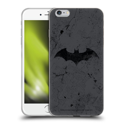 Batman DC Comics Hush Logo Distressed Soft Gel Case for Apple iPhone 6 Plus / iPhone 6s Plus