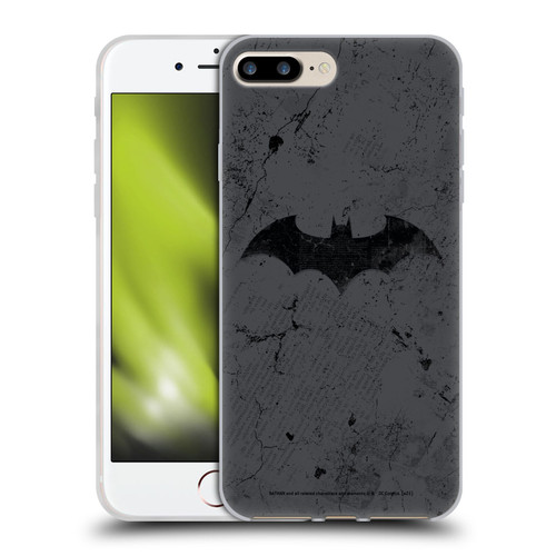 Batman DC Comics Hush Logo Distressed Soft Gel Case for Apple iPhone 7 Plus / iPhone 8 Plus & MagSafe