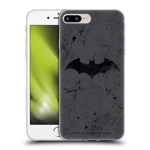 Batman DC Comics Hush Logo Distressed Soft Gel Case for Apple iPhone 7 Plus / iPhone 8 Plus