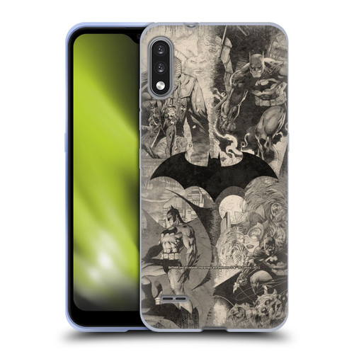 Batman DC Comics Hush Logo Collage Distressed Soft Gel Case for LG K22