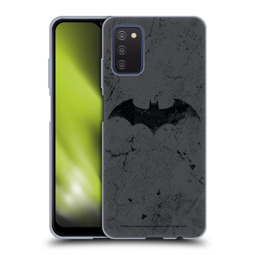 Batman DC Comics Hush Logo Distressed Soft Gel Case for Samsung Galaxy A03s (2021)