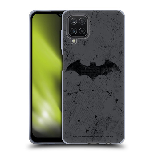 Batman DC Comics Hush Logo Distressed Soft Gel Case for Samsung Galaxy A12 (2020)