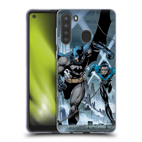 Batman DC Comics Hush #615 Nightwing Cover Soft Gel Case for Samsung Galaxy A21 (2020)