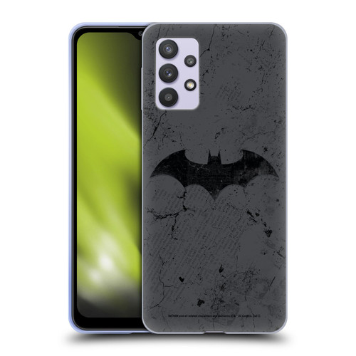 Batman DC Comics Hush Logo Distressed Soft Gel Case for Samsung Galaxy A32 5G / M32 5G (2021)
