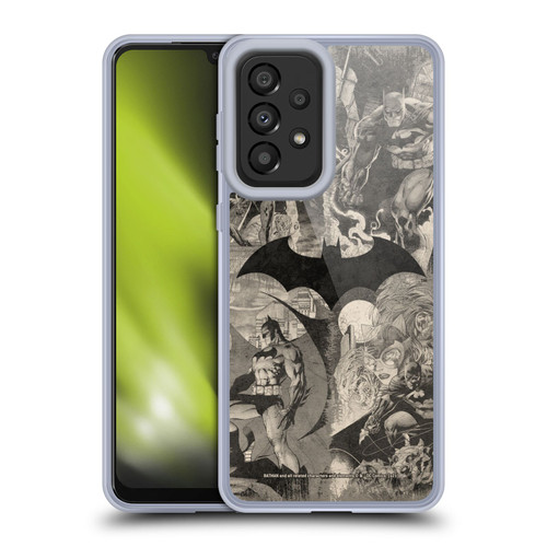Batman DC Comics Hush Logo Collage Distressed Soft Gel Case for Samsung Galaxy A33 5G (2022)