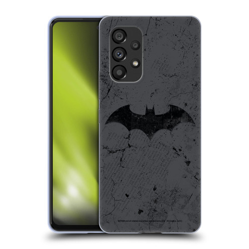 Batman DC Comics Hush Logo Distressed Soft Gel Case for Samsung Galaxy A53 5G (2022)