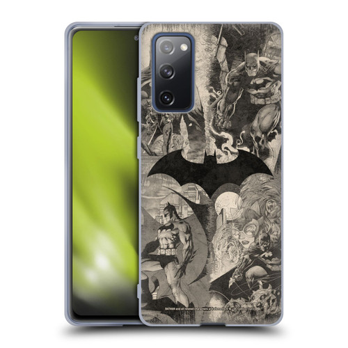 Batman DC Comics Hush Logo Collage Distressed Soft Gel Case for Samsung Galaxy S20 FE / 5G