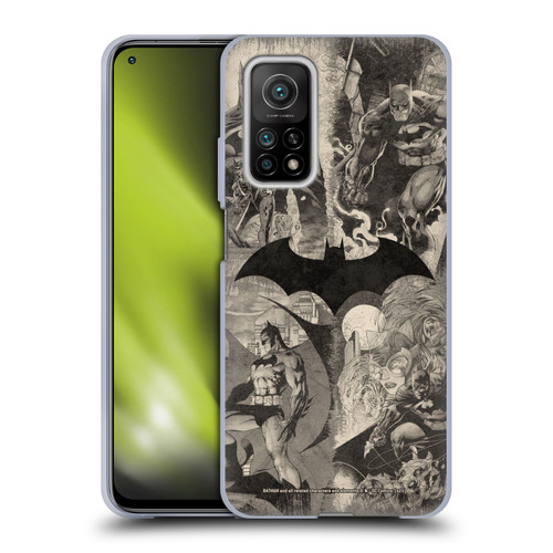 Batman DC Comics Hush Logo Collage Distressed Soft Gel Case for Xiaomi Mi 10T 5G