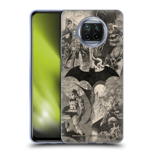 Batman DC Comics Hush Logo Collage Distressed Soft Gel Case for Xiaomi Mi 10T Lite 5G