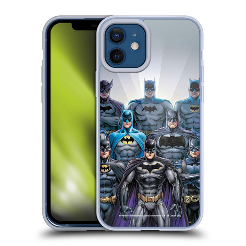 Batman DC Comics Iconic Comic Book Costumes Through The Years Soft Gel Case for Apple iPhone 12 / iPhone 12 Pro