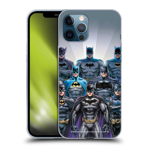 Batman DC Comics Iconic Comic Book Costumes Through The Years Soft Gel Case for Apple iPhone 12 Pro Max