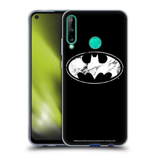Batman DC Comics Logos Marble Soft Gel Case for Huawei P40 lite E