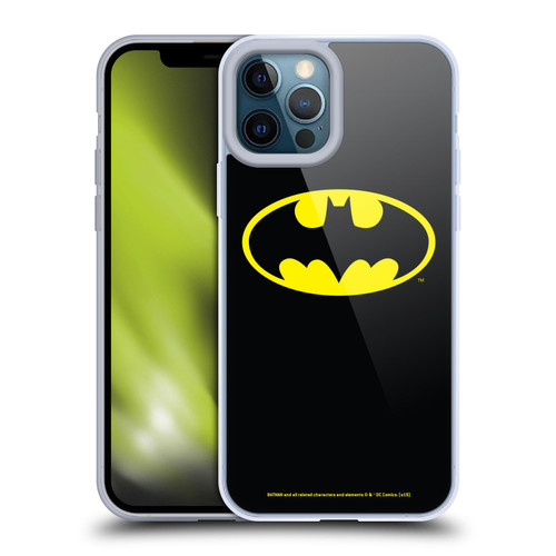 Batman DC Comics Logos Classic Soft Gel Case for Apple iPhone 12 Pro Max