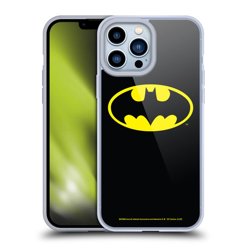Batman DC Comics Logos Classic Soft Gel Case for Apple iPhone 13 Pro Max