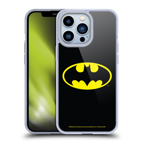 Batman DC Comics Logos Classic Soft Gel Case for Apple iPhone 13 Pro