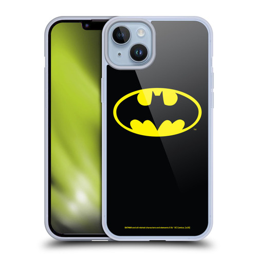 Batman DC Comics Logos Classic Soft Gel Case for Apple iPhone 14 Plus