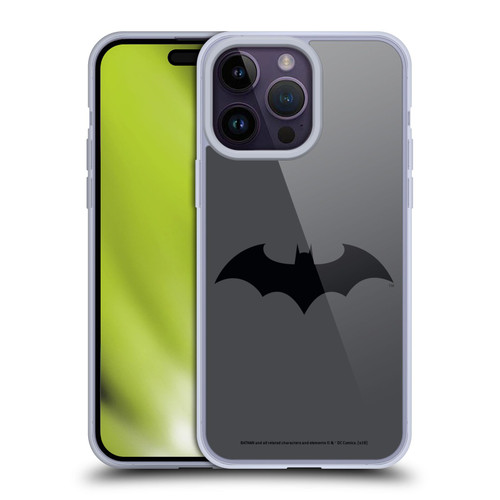 Batman DC Comics Logos Hush Soft Gel Case for Apple iPhone 14 Pro Max
