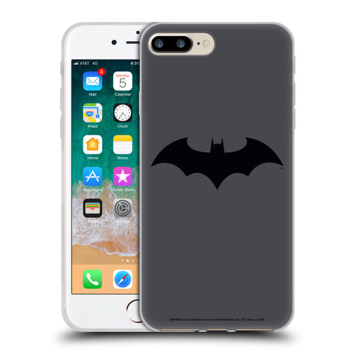 Batman DC Comics Logos Hush Soft Gel Case for Apple iPhone 7 Plus / iPhone 8 Plus
