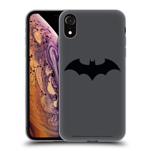 Batman DC Comics Logos Hush Soft Gel Case for Apple iPhone XR