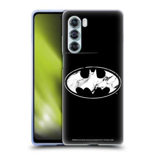 Batman DC Comics Logos Marble Soft Gel Case for Motorola Edge S30 / Moto G200 5G
