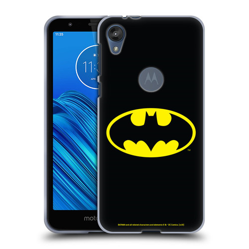 Batman DC Comics Logos Classic Soft Gel Case for Motorola Moto E6