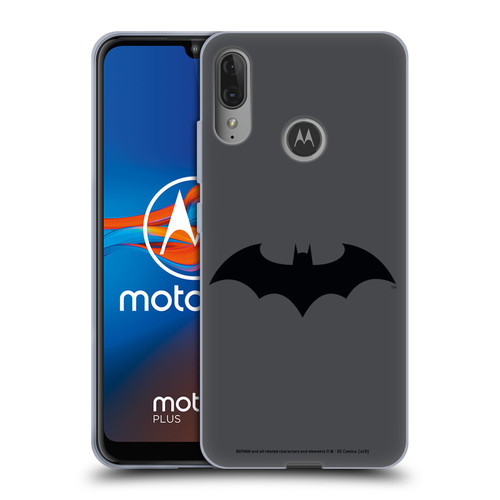 Batman DC Comics Logos Hush Soft Gel Case for Motorola Moto E6 Plus