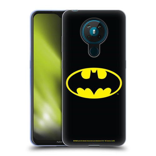 Batman DC Comics Logos Classic Soft Gel Case for Nokia 5.3