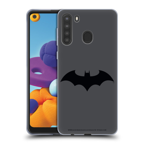 Batman DC Comics Logos Hush Soft Gel Case for Samsung Galaxy A21 (2020)