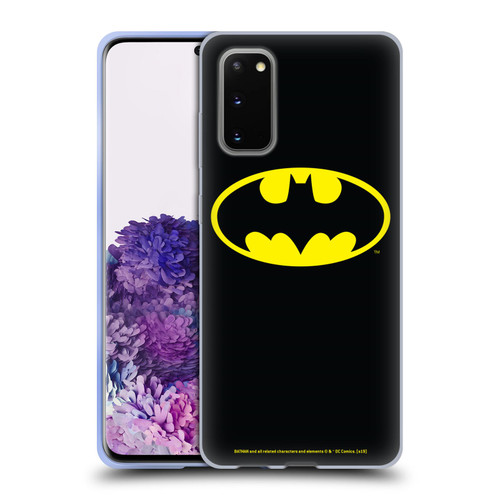 Batman DC Comics Logos Classic Soft Gel Case for Samsung Galaxy S20 / S20 5G
