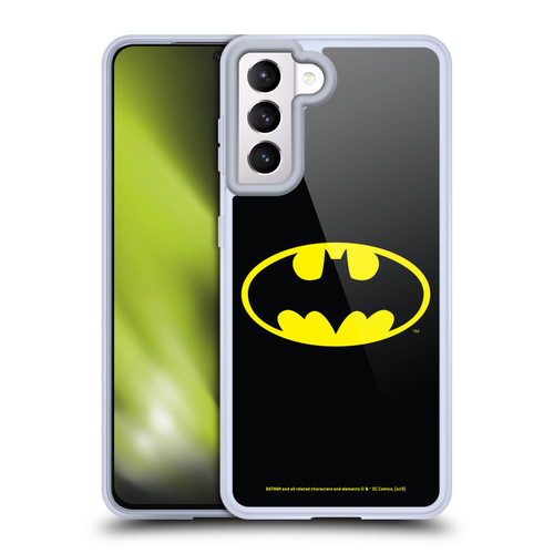Batman DC Comics Logos Classic Soft Gel Case for Samsung Galaxy S21 5G