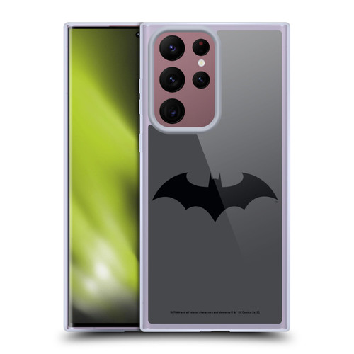 Batman DC Comics Logos Hush Soft Gel Case for Samsung Galaxy S22 Ultra 5G