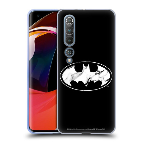 Batman DC Comics Logos Marble Soft Gel Case for Xiaomi Mi 10 5G / Mi 10 Pro 5G