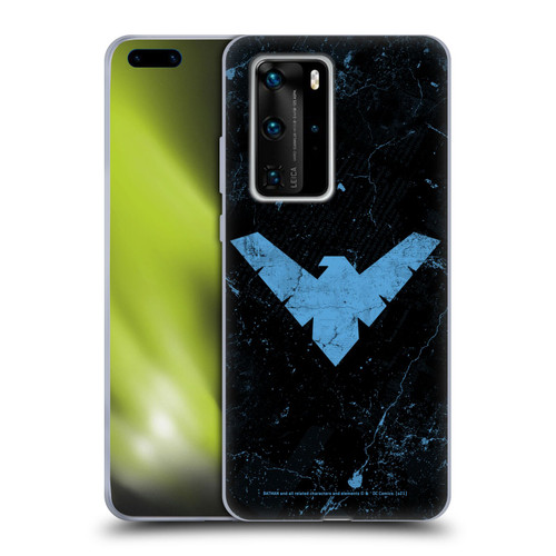 Batman DC Comics Nightwing Logo Grunge Soft Gel Case for Huawei P40 Pro / P40 Pro Plus 5G