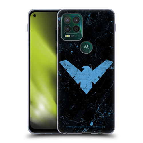 Batman DC Comics Nightwing Logo Grunge Soft Gel Case for Motorola Moto G Stylus 5G 2021