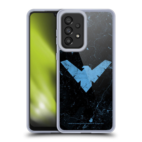 Batman DC Comics Nightwing Logo Grunge Soft Gel Case for Samsung Galaxy A33 5G (2022)