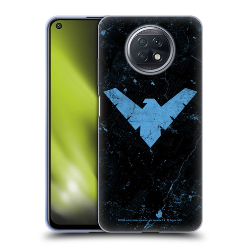 Batman DC Comics Nightwing Logo Grunge Soft Gel Case for Xiaomi Redmi Note 9T 5G