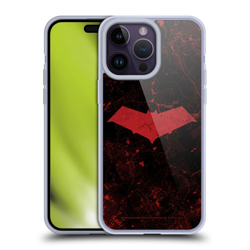 Batman DC Comics Red Hood Logo Grunge Soft Gel Case for Apple iPhone 14 Pro Max
