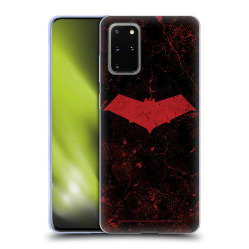Batman DC Comics Red Hood Logo Grunge Soft Gel Case for Samsung Galaxy S20+ / S20+ 5G